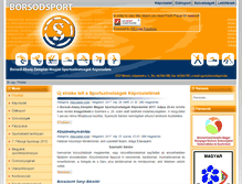 Tablet Screenshot of borsodsport.hu